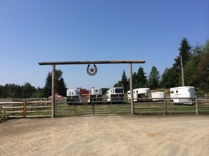 Expansive Trailer Parking Area