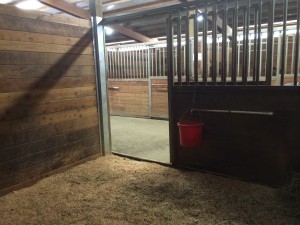 12x12 Rubber Matted Stalls