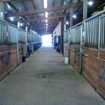 Center Aisle Barn with Sliding Doors